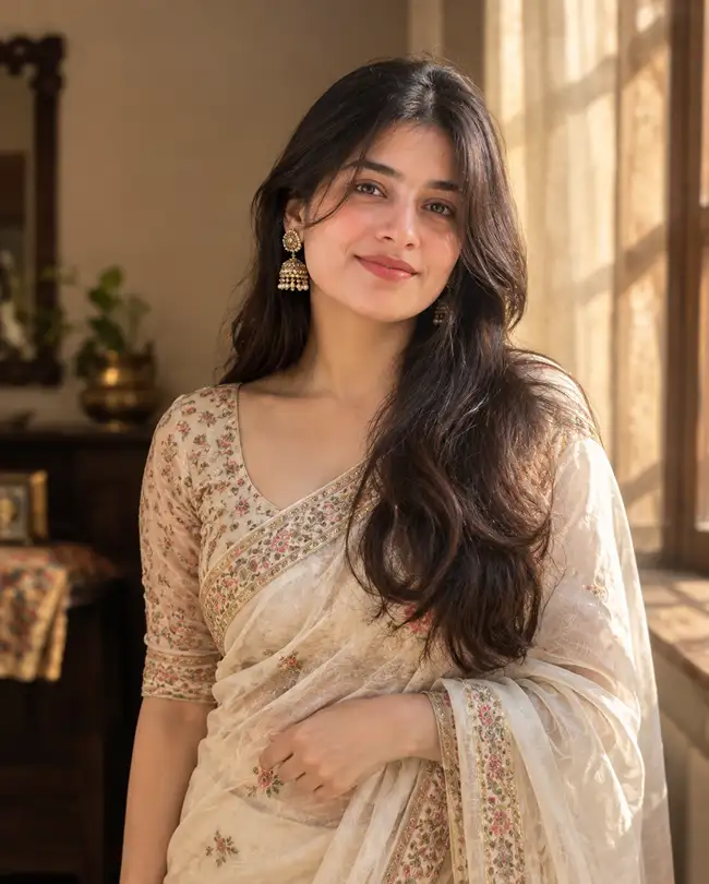 AI Saree Portrait