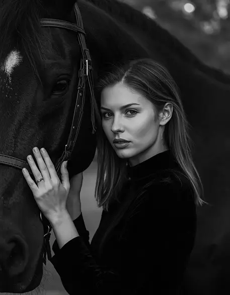 Black Horse Aura Prompt
