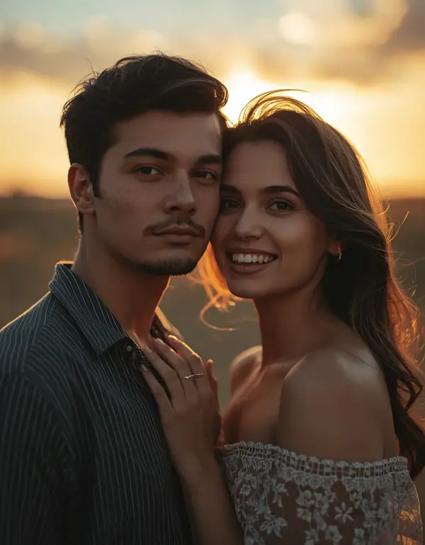 Cinematic Couple Portrait