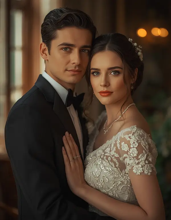 Cinematic Wedding Portrait