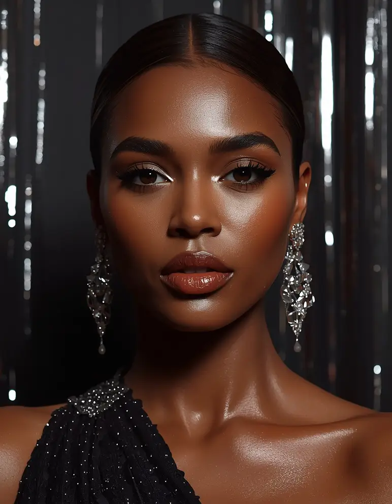 Glossy Paparazzi Flash (Red-Carpet Look)