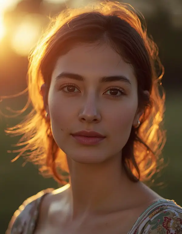 Golden Hour Cinematic Portrait