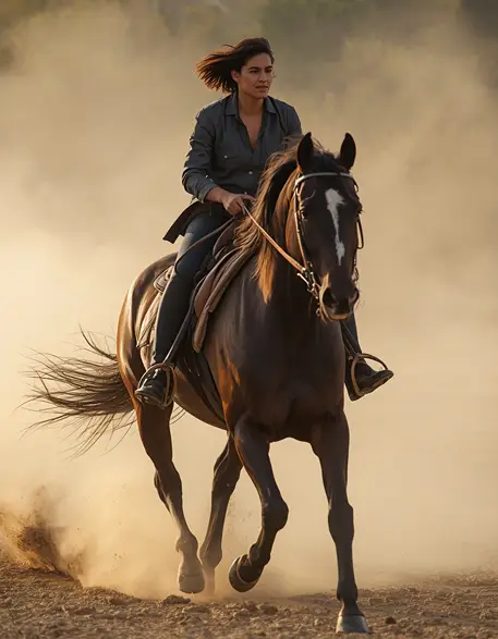 Horse Riding Action Prompt