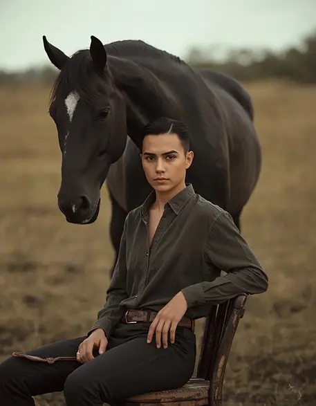 Horse Sitting Aura Prompt