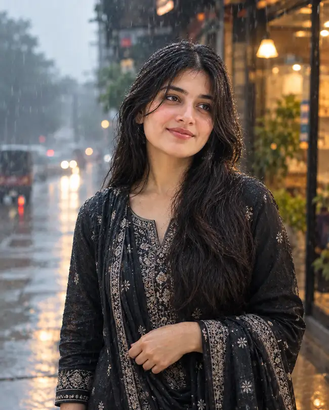 Rainy Monsoon Portrait