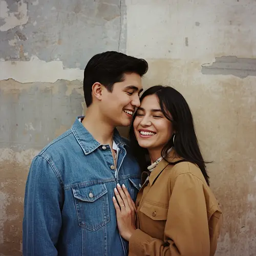 Retro 90s Film Couple Prompt