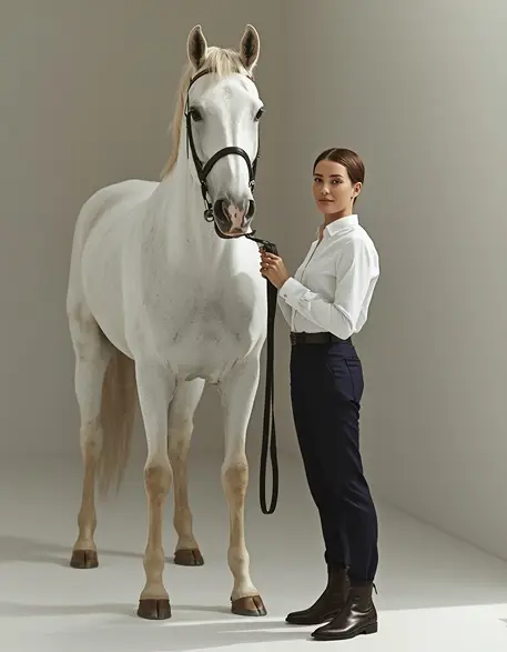 White Horse Luxury Portrait